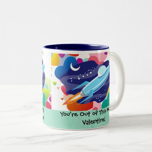あなたはこの世界のバレンタインから ツートーンマグカップ (正面右)