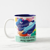 あなたはこの世界のバレンタインから ツートーンマグカップ (左)