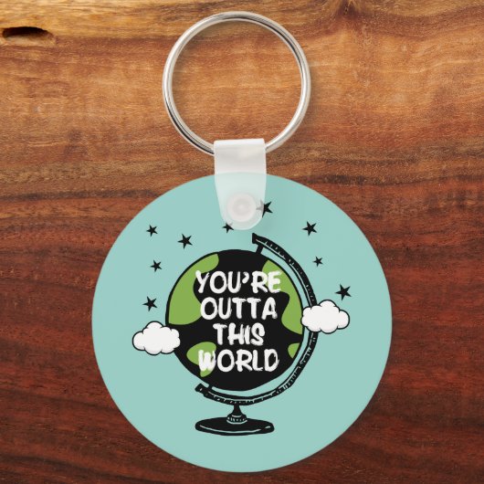 あなたはこの世界のバレンタインデーのキーチェーンを外す キーホルダー (正面)