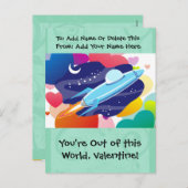 あなたはこの世界のバレンタイン シーズンポストカード (正面/裏面)