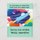 あなたはこの世界のバレンタイン シーズンポストカード (正面)