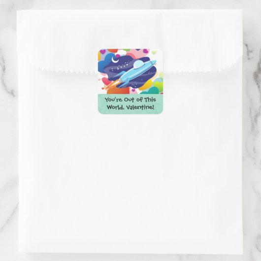 あなたはこの世界のバレンタイン スクエアシール (バッグ)