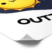 あなたはこの世界の天文学おもしろいのプンを出る ポスター (角)