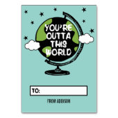 あなたはこの世界の教室のバレンタインデーを出る テーブルナンバー (正面)