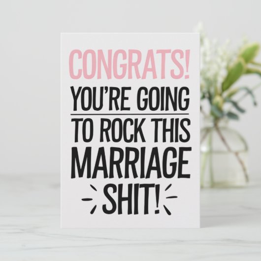 あなたはこの結婚を揺るがすおもしろいる結婚 招待状 (スタンド正面)