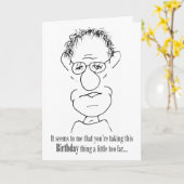 あなたはこの誕生日を少し遠くに持ち過ぎる カード (黄色い花)