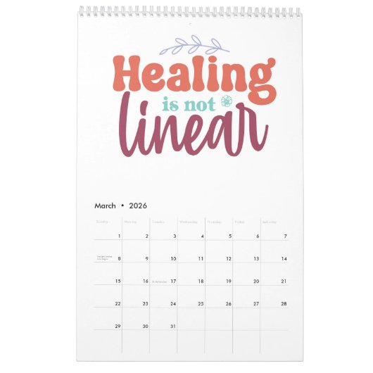 あなたはこれを行うことができる カレンダー (3月 2026)