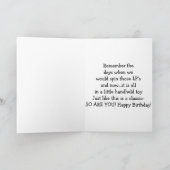 あなたはこクラシックのようなスピニングLP誕生日 カード (内部)