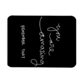 あなたはすごい思い出が~を励まやる気を起こさせるす マグネット (横)