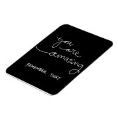 あなたはすごい思い出が~を励まやる気を起こさせるす マグネット (左側)