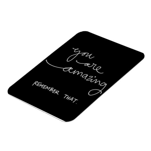 あなたはすごい思い出が～を励まやる気を起こさせるす マグネット (左側)