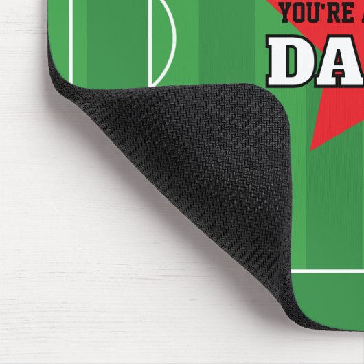 あなたはすべてのスター・サッカーのフィールドパーソナライズされたギフト マウスパッド (コーナー)