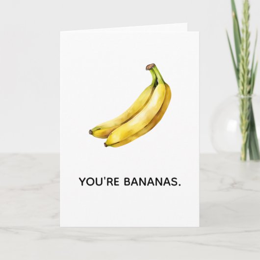 あなたはすべての大事な行事のBANANASおもしろカード シーズンカード (正面)