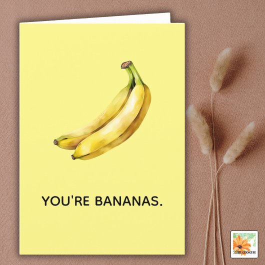 あなたはすべての大事な行事のBANANASおもしろカード シーズンカード