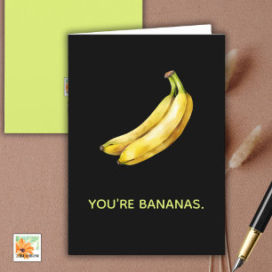 あなたはすべての大事な行事のBANANASおもしろカード シーズンカード