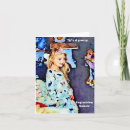 あなたはすべての大人の女の子の卒業カード カード