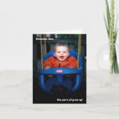 あなたはすべての成長したパーソナライズされた写真卒業 カード (正面)