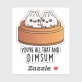 あなたはすべてのAnd Dimsum食べおもしろい物パン シール (シート)