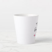 あなたはずっと私のベイビーガール カフェラテマグ (正面)