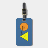 あなたはそう無意味-おもしろいな幾何学 ラゲッジタグ (正面縦)