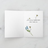 あなたはそこに行ってくれてありがとう サンキューカード (内部)