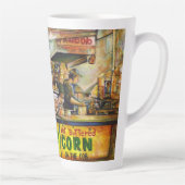 あなたはそれと競争できない カフェラテマグ (右)