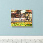 あなたはそれと競争できない キャンバスプリント (インサイチュ (ウッドフロア))