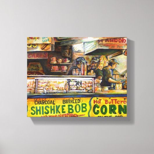 あなたはそれと競争できない キャンバスプリント (正面)