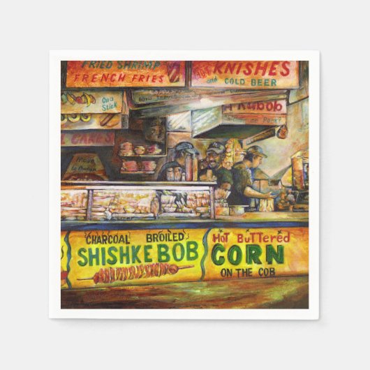 あなたはそれと競争できない スタンダードカクテルナプキン (正面)