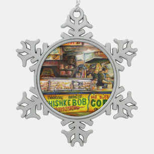 あなたはそれと競争できない スノーフレークピューターオーナメント