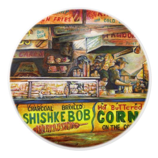 あなたはそれと競争できない セラミックノブ (正面)