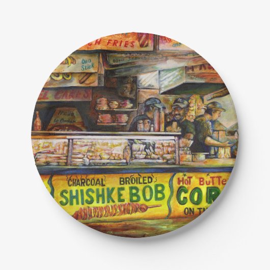 あなたはそれと競争できない ペーパープレート (正面)