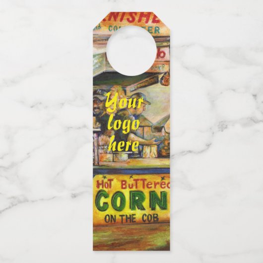 あなたはそれと競争できない ボトルネックタグ (正面)