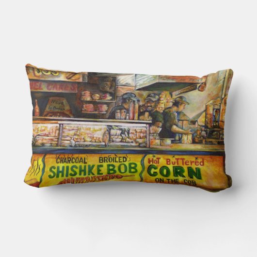 あなたはそれと競争できない ランバークッション (裏面)