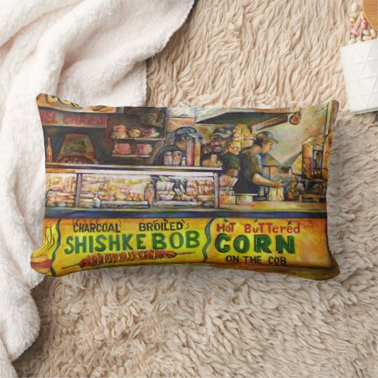 あなたはそれと競争できない ランバークッション (ブランケット)