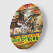 あなたはそれと競争できない ラージ壁時計 (傾斜)