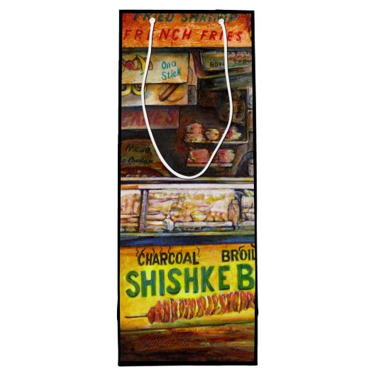 あなたはそれと競争できない ワインギフトバッグ (裏面)