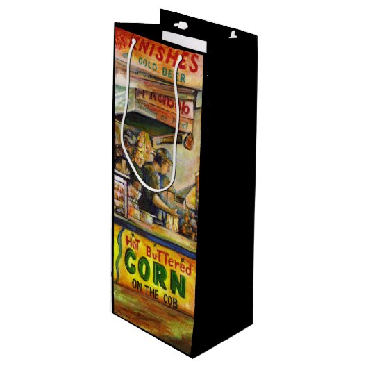 あなたはそれと競争できない ワインギフトバッグ (正面アングル)