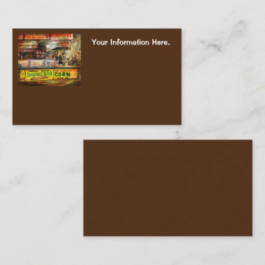 あなたはそれと競争できない 名刺 (正面/裏面)