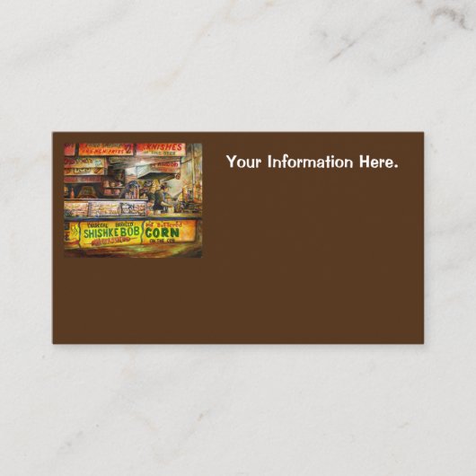 あなたはそれと競争できない 名刺 (正面)