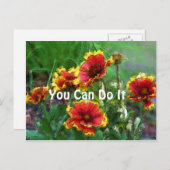 あなたはそれを行うことができるデイジー 感動的 ポストカード (正面/裏面)