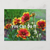 あなたはそれを行うことができるデイジー 感動的 ポストカード (正面)