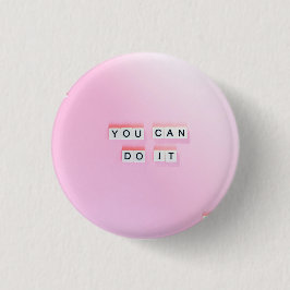 あなたはそれを行うことができるバッジ 缶バッジ