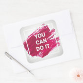 あなたはそれを行うことができる3 スクエアシール (封筒)