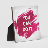 あなたはそれを行うことができる3 フォトプラーク (正面)