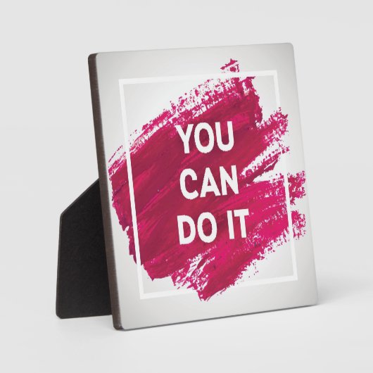 あなたはそれを行うことができる3 フォトプラーク (正面)