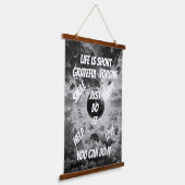 あなたはそれを行うことができる – はっきりした引用文やる気を起こさせるデザイン 吊り下げ型タペストリー (傾斜あり)