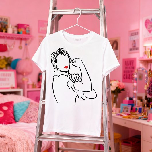 あなたはそれを行うことができる – Rosie theスタイリッシュ Riveter Tシャツ