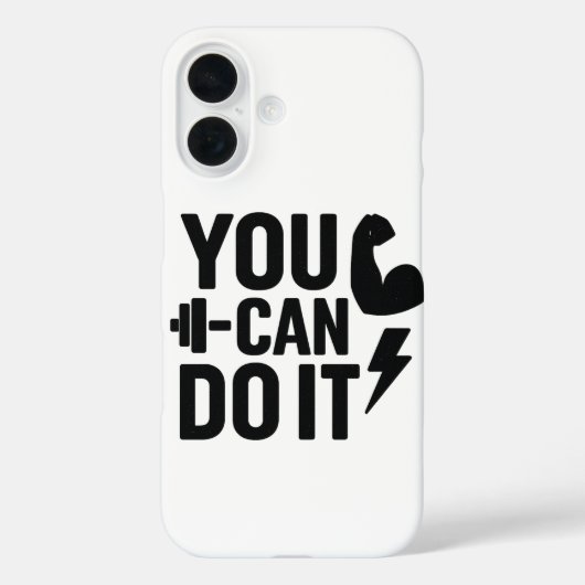 あなたはそれを行うことができる – Sports 感動的 Phone Case Case-Mate iPhoneケース (裏面)