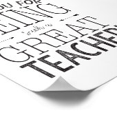 あなたはそんな先生をしてくれてありがとう素晴らし ポスター (角)